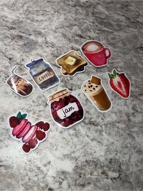 3 for $12 Breakfast & Coffee Sticker Set